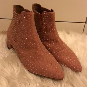 Studded ankle boots